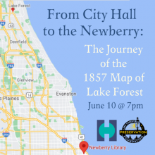 From City Hall to the Newberry: The Journey of the 1857 Map of Lake Forest