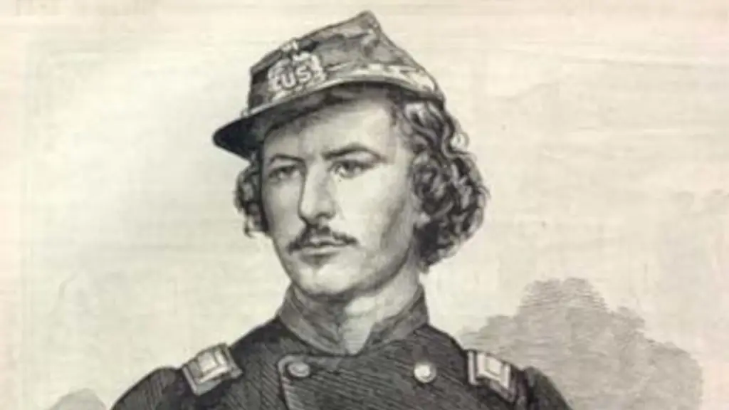 Drawing of Civil War soldier