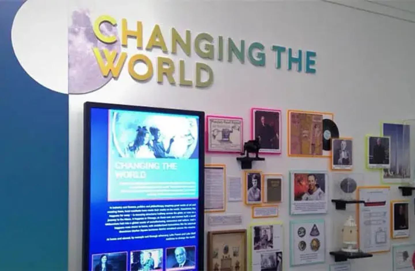 Exhibit in the Hunter Family Education Hall